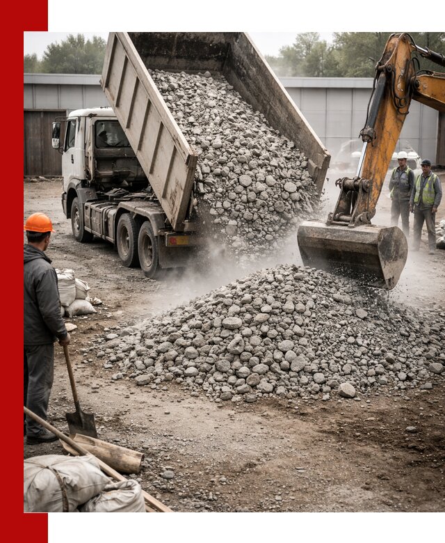 Доставка дробленого бетона в Дедовске оптом и в розницу
