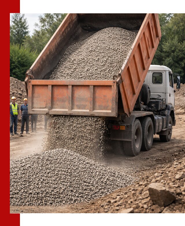 Доставка сыпучих материалов самосвалом в Дедовске быстро и надежно