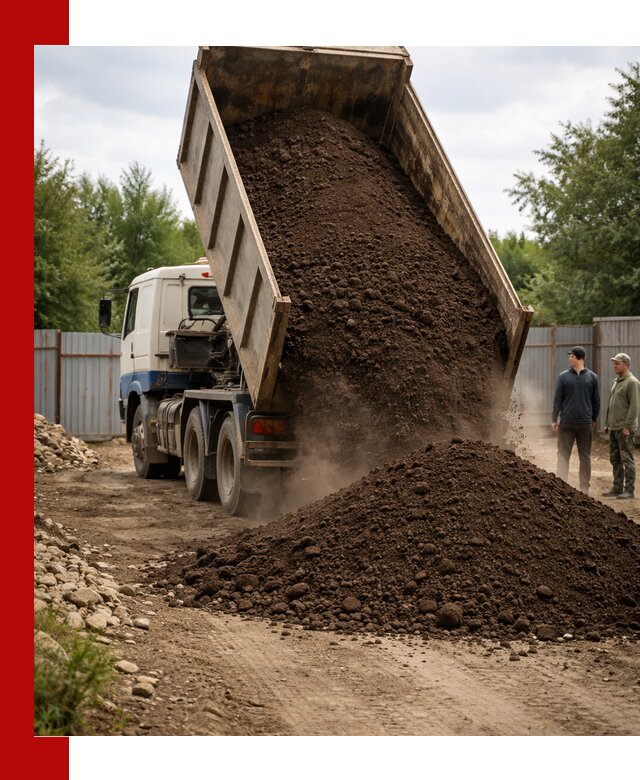 Доставка самосвалом 10 кубов в Дедовске быстро и надёжно