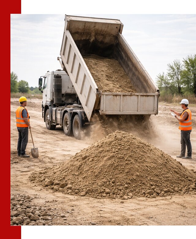 Доставка самосвалом 15 кубов в Дедовске за город и по городу