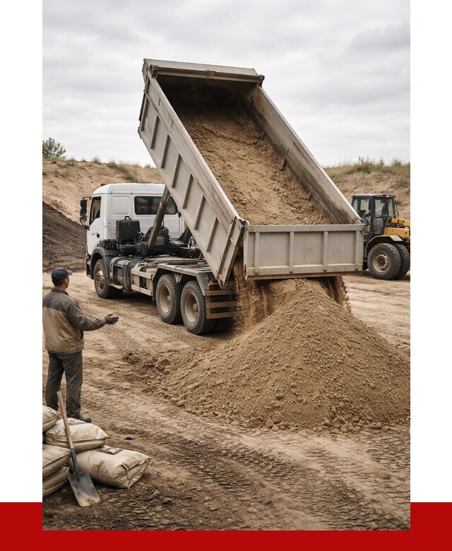 Доставка самосвалом 20 кубов в Дедовске от 8246 р. | ПРОНЕРУДДдв