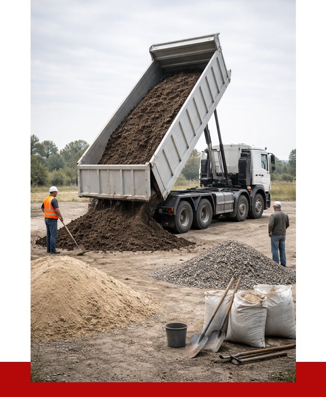 Доставка самосвалом 30 кубов в Дедовске от 9346 р. | ПРОНЕРУДДдв