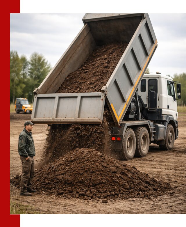 Аренда самосвала с водителем в Дедовске для сыпучих грузов и навоза