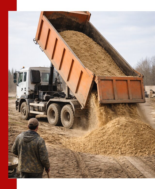 Аренда самосвала 20 тонн для перевозки грузов в Дедовске
