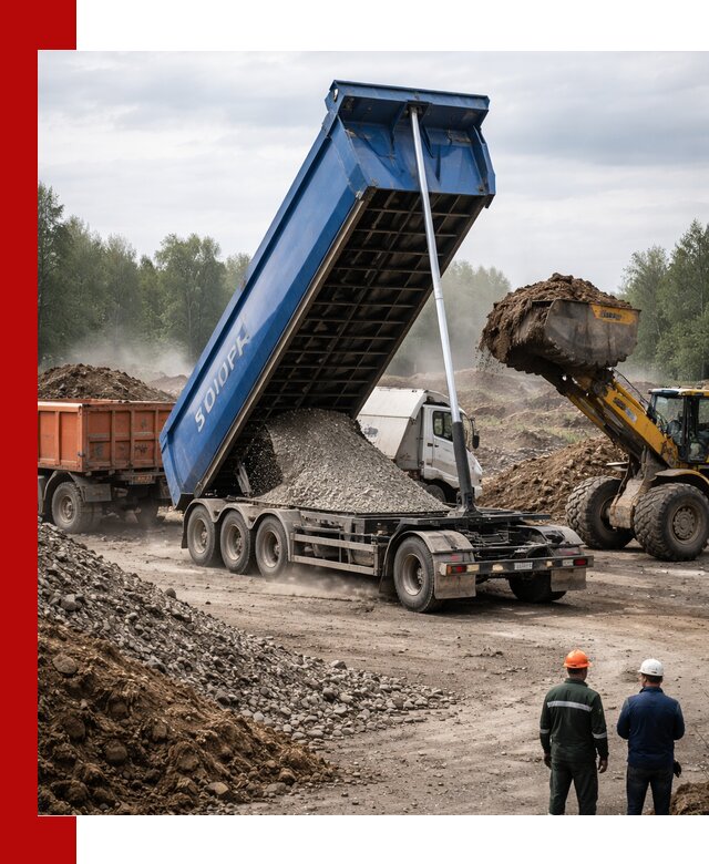 Аренда тонар 40 тонн в Дедовске с доставкой материалов