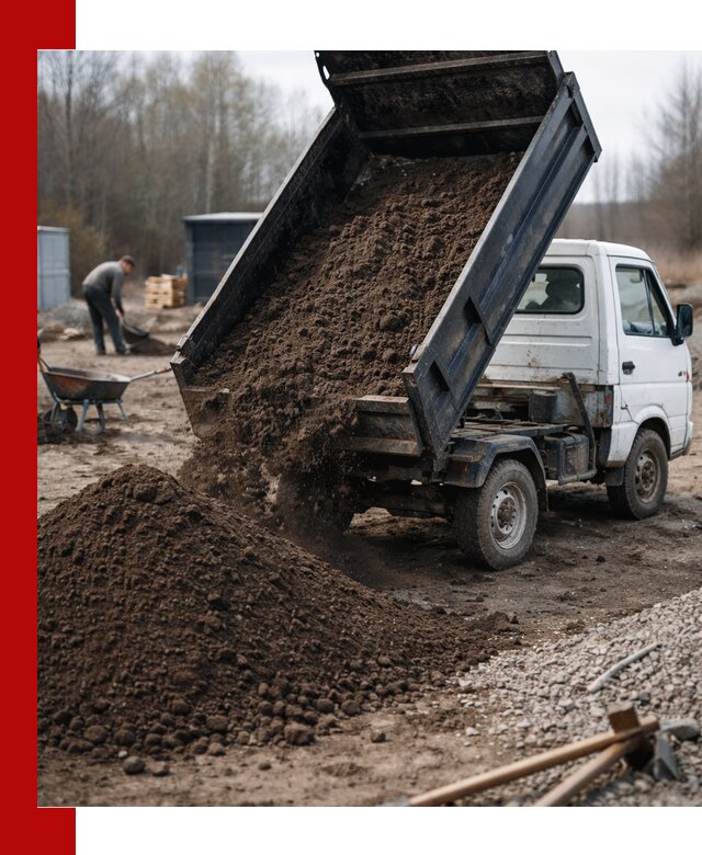 Аренда минисамосвала в Дедовске для доставки сыпучих материалов