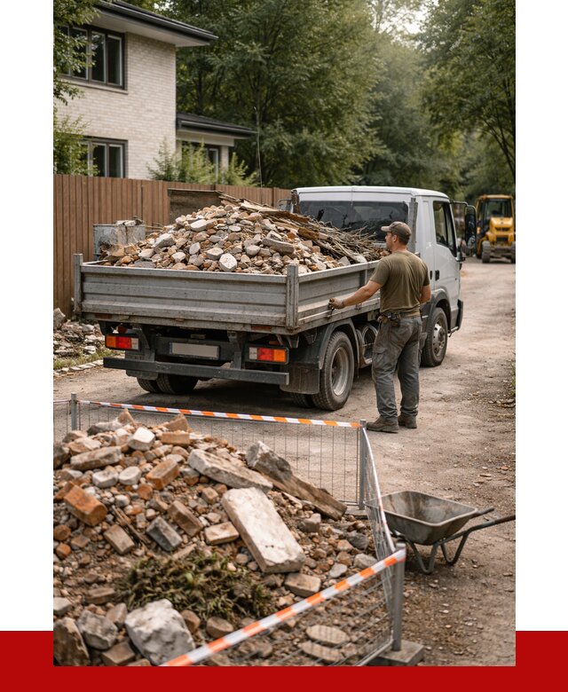 Вывоз строительного мусора с погрузкой в Дедовске от 8246 р | ПРОНЕРУДДдв