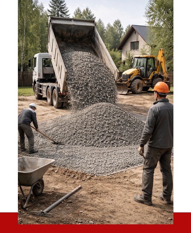 Отсыпка участка щебнем в Дедовске от 7147 р. ПРОНЕРУДДдв